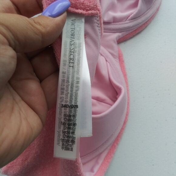 Victoria's Secret Pink Cocktail Essential Wicked Bikini Top Size 34 D - Picture 10 of 14